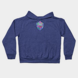 colorful shield Kids Hoodie